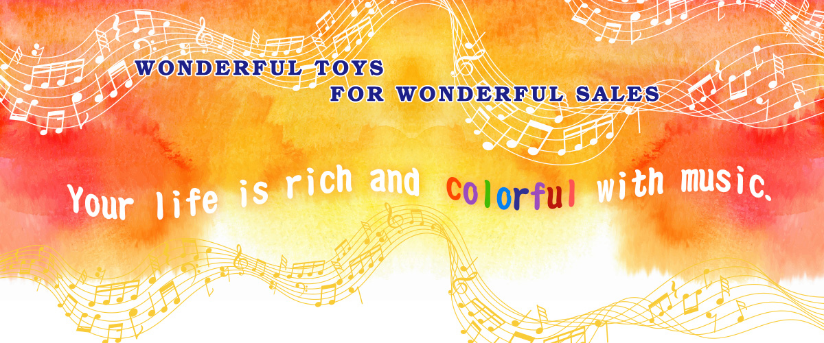 Your life is rich and colorful with music.-Wnoderful Toys